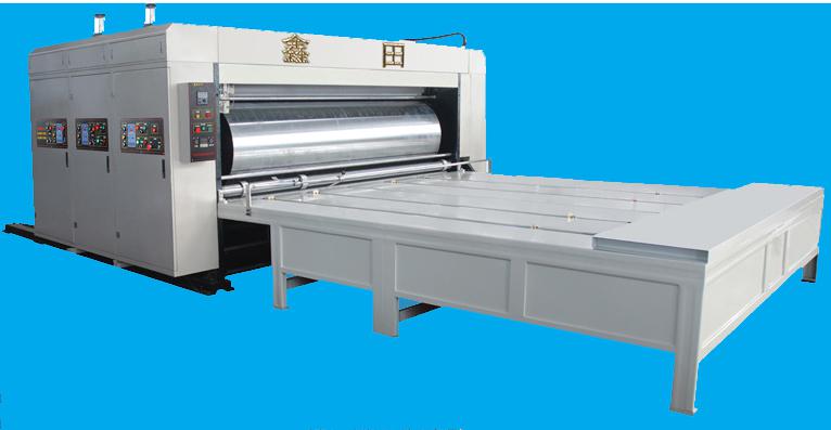 Slotting Carton Box Printing Machine With Elastic Pressing Plate