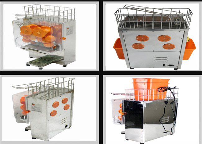 110V Automatic Commercial Fruit Juicer / Stainless Steel Fruit Juicer For Vegetable
