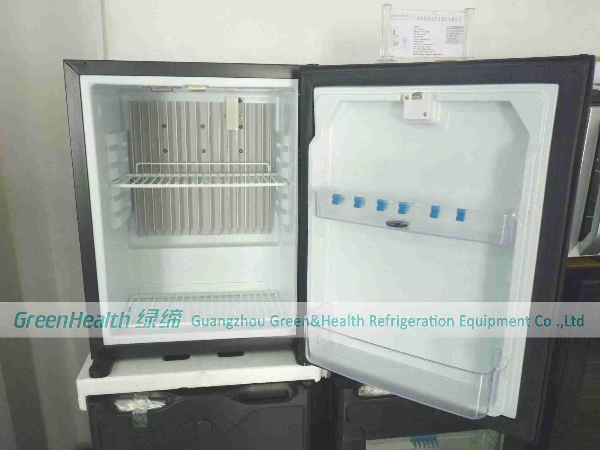 40L Absorption Hotel Mini Bar Fridge , Thermoelectric Mini Cooler 3 Layers