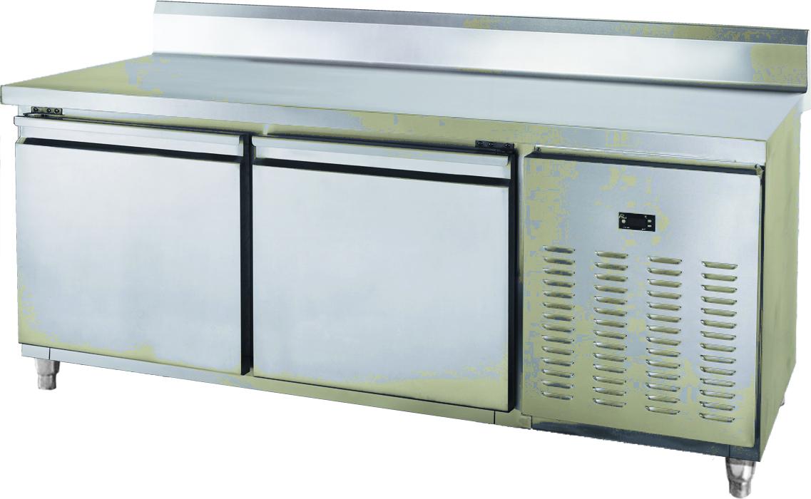 Ventilated Under Counter Freezer Upright 3 Doors For Restaurant