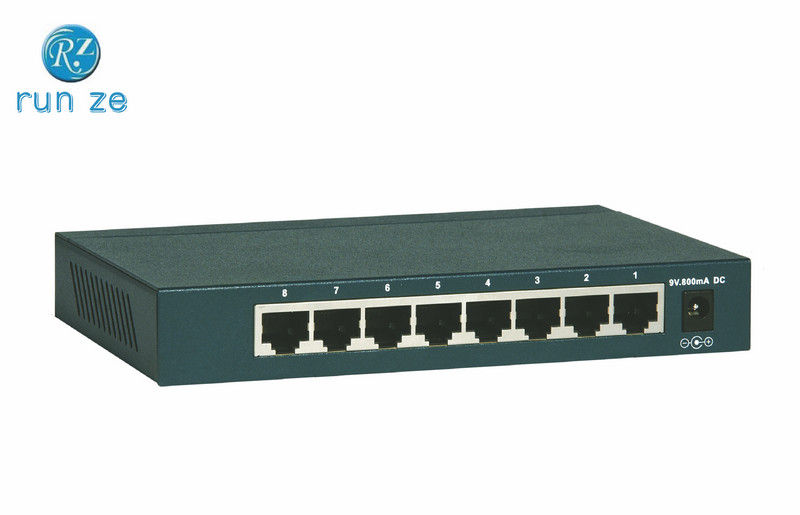 Communication Metal Electronic Enclosures For Ethernet Poe Switch , 8 Ports