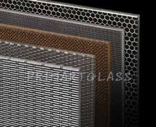 Flat Tempered Laminated Glass With Metal For Sliding Door / Table Top