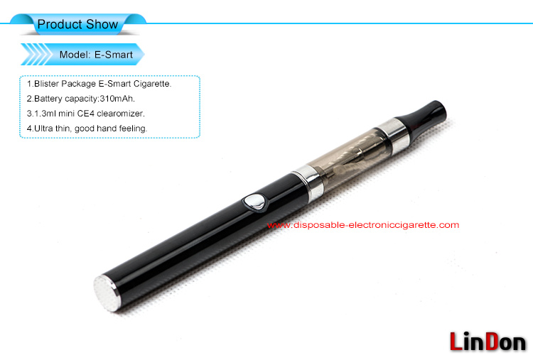 310mAh E Smart EGO-T Electronic Cigarette , 1.3ml Mini CE4 Clearomizer