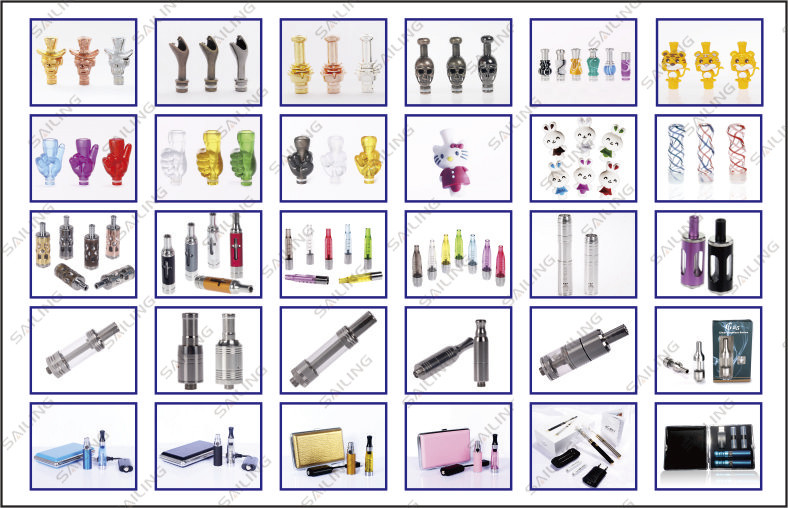 2.8ohm Mini E cig Rebuildable Atomizer , A7 Stainless Steel Tube Vaporizer