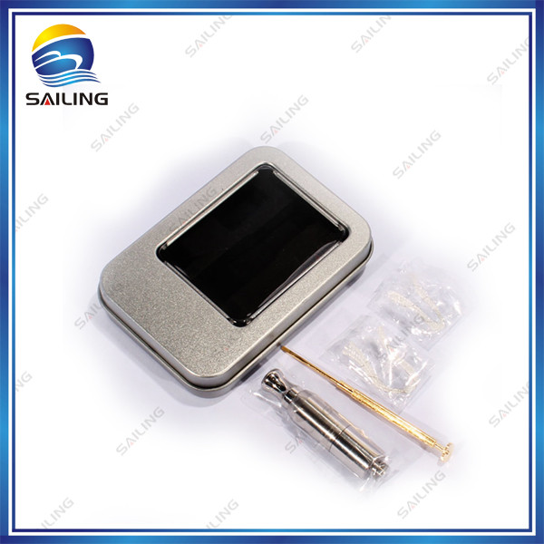 2.8ohm Mini E cig Rebuildable Atomizer , A7 Stainless Steel Tube Vaporizer