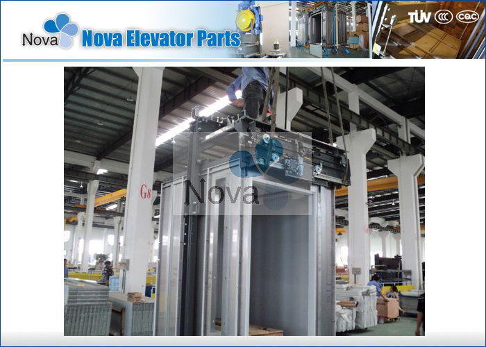 NV31-002 Mitsubishi VVVF Elevator Automatic Door / Painted Elevator Door Operator and Landing Door