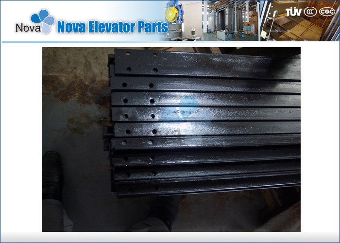 T45/A T50/A T70-1/A Cold Drawn Lift Guide Rail , Steel Elevator Guide Rails
