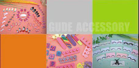 Neon color Finger Nail Stickers , Full Cover non toxic nail strips