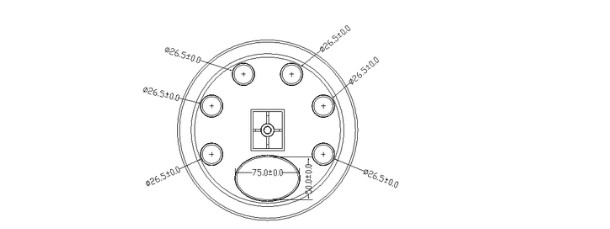 IP68 dome Fiber Optic Closure , 286 singlel core Fiber Splice Enclosure