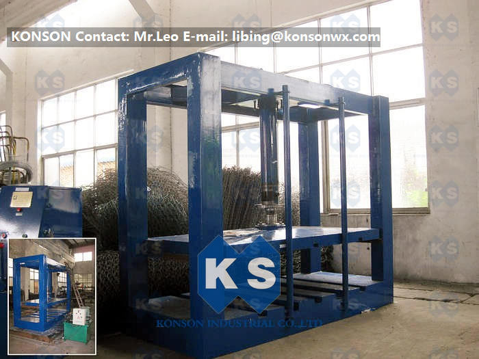 Customized Automatic Gabion Mesh Machine Hexagonal Wire Gabion Netting Production Line