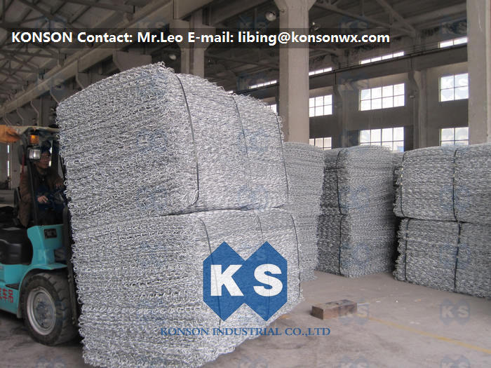 Hexagonal Gabion Production Line Automatic Mesh Machine With PLC , High Efficiency