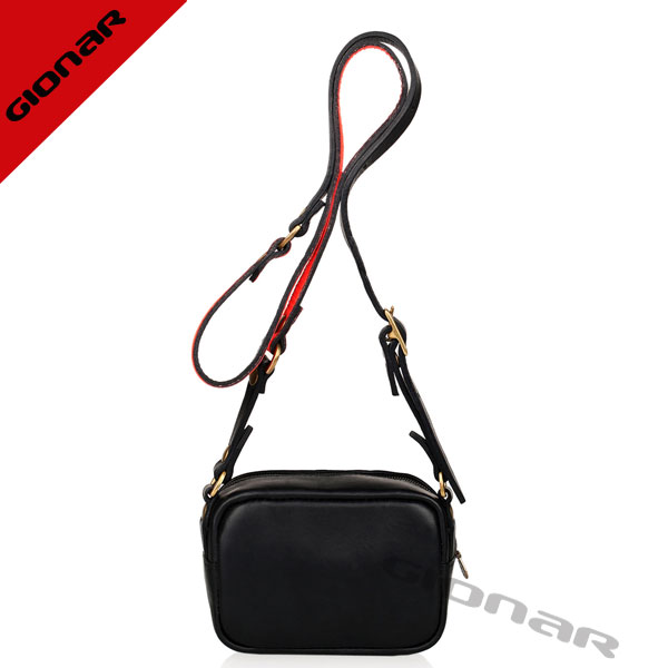 Smooth Crossbody Leather Bags / Handmade Leather Messenger Bags For Women