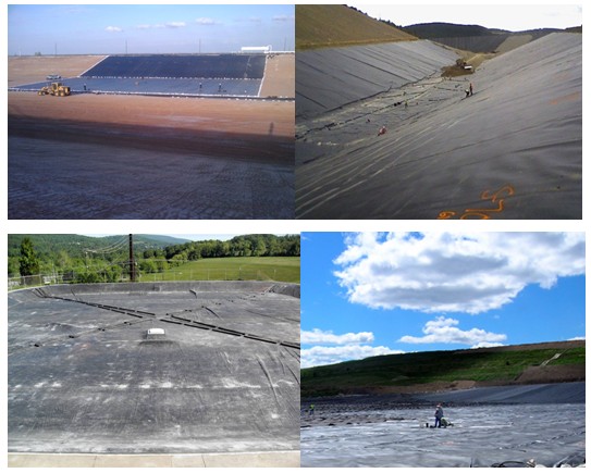 2.50mm Ultra Tech Flexible HDPE Geomembrane Liner Smooth For Canal