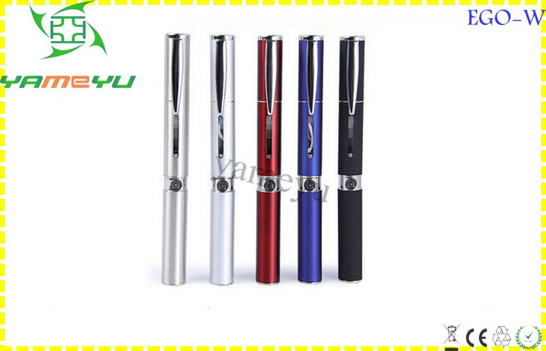 1100mah Health EGO-W Pen Style E Cigarette , No Burning Taste E Cig