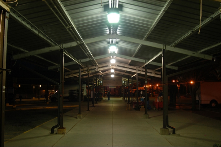 Green 60 Watt Parking Garage Lighting Fixtures 2700K For Marketplace