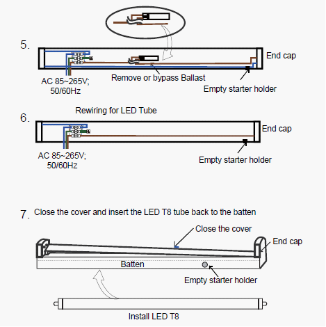 20W 1600lm 25 Pcs Transparent T8 LED Light Tube 3000k 4000k , AC 240v LED Tube