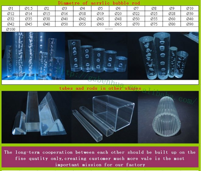 Led Lighting Plexiglass Extruded Acrylic Rod / Tube , Corrosion Resistance, High  Quality Led Lighting Plexiglass Extruded Acrylic Rod / Tube , Corrosion  Resistance on