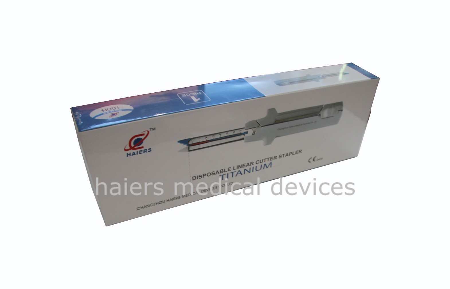 Medical Auto Linear Cutter Stapler For Abdominal , Thoracic Surgery 60 80 105 Suture length