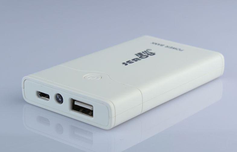 Portable Lithium Batteries 3200mah Iphone 4S White Power Bank For Travel