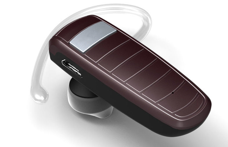 Ear Hook Phones V 30 Bluetooth Headset  In Car Brown Earbuds