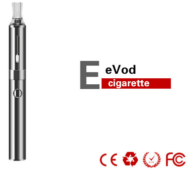 OEM / ODM 1.6ml Evod Electronic Cigarette Huge Vapor 650mAh With USB Charger