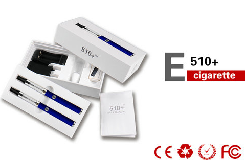 300 puffs 75mm Blue 510 E Cig Electric Smoking , Pen Style E Cigarette