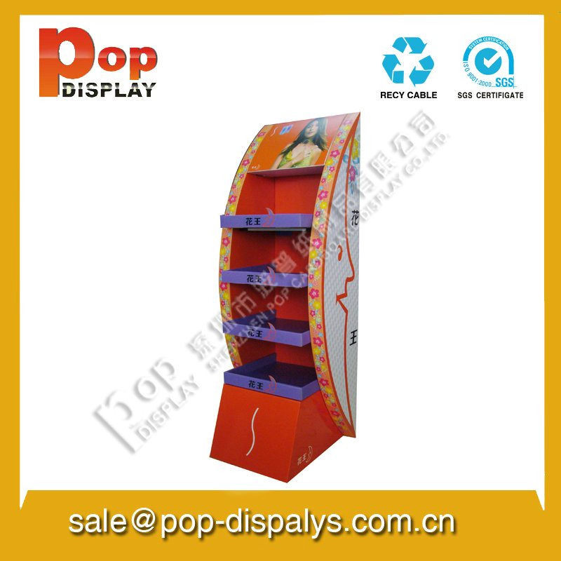 Shampoo Foldable Cosmetic Display Stands For Shop Retail