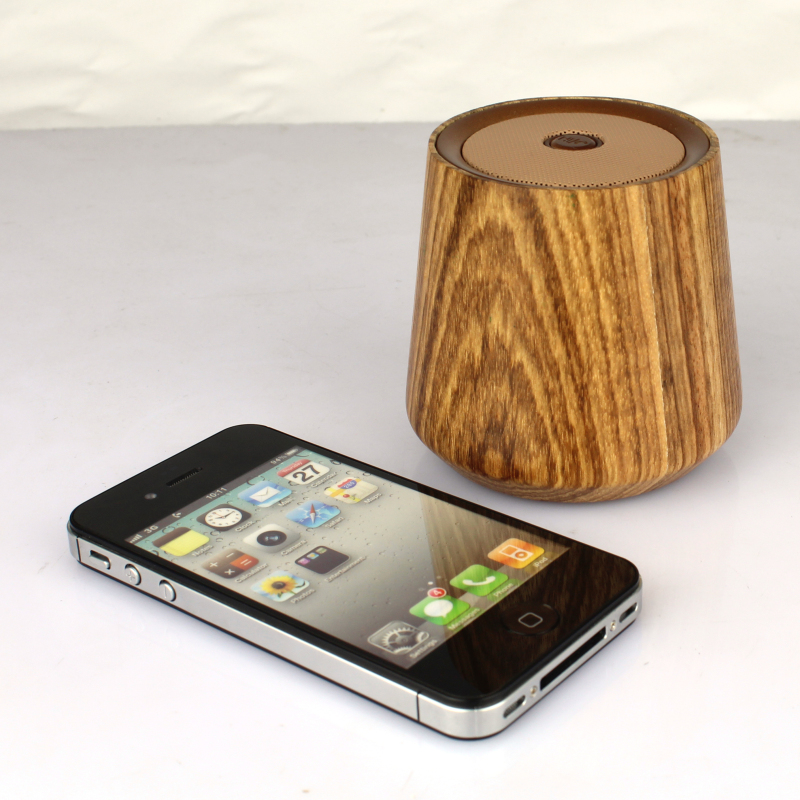 Wooden Wireless Portable Bluetooth Speakers For Laptop / Mp3 / Computer