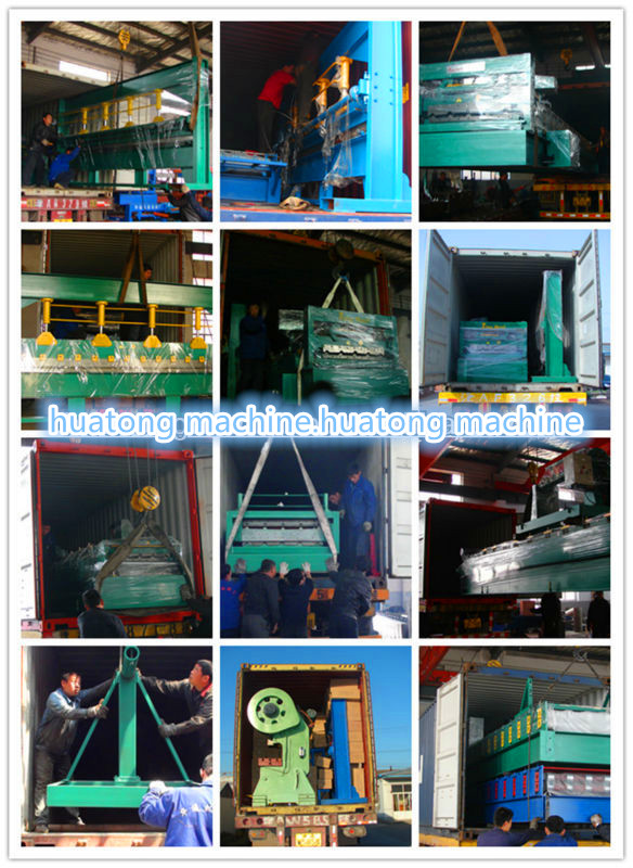 Automatic Roof Tile Forming Machine With Hydraulic Cutting By PLC