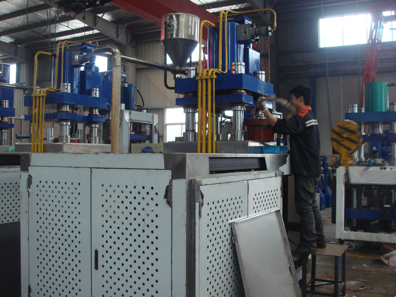 Double Layer Fully Automatic Concrete Block Making Machine For Compressing Chlorine Tablets