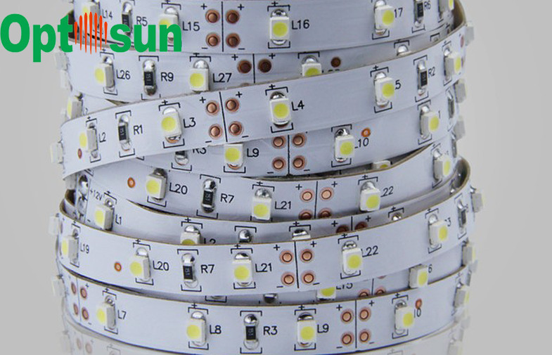 Commercial 12 Volt Blue Flexible SMD 3528 LED Strip Light , Architectural Led Strip Light