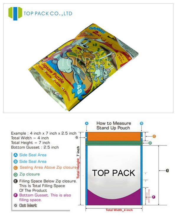 Resealable Zip Lock Stand Up Pouches , Gravure Printed Custom Zip Pouch Bags