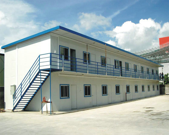 Low Cost Labor Prefabricated Accommodation With Light Steel Structure