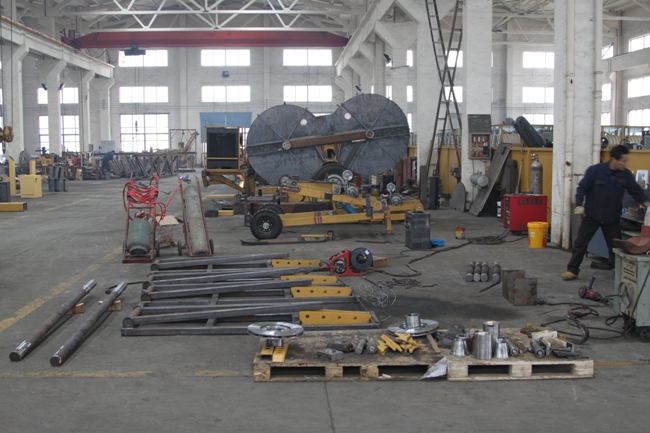 Conductor Mechanical Drum Elevators for Transmission Line Stringing Tools , Welded Steel