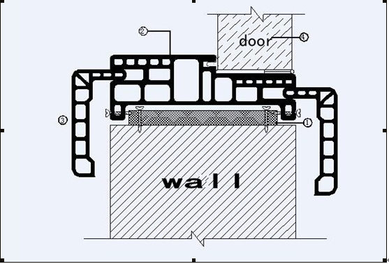 OEM / ODM Waterproof Wood Plastic Composite Door Frame / Door Jamb