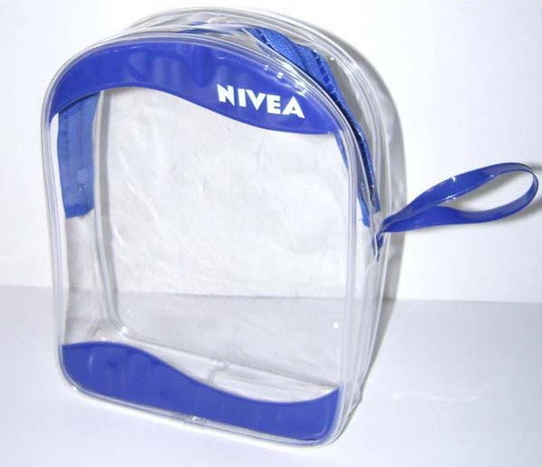 Customized Vinyl Clear PVC Packaging bags For cosmetic / Candy / Gifts