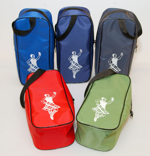 Portable Red / green Gym Dancing Shoe storage Bags for clothes , pinting logo