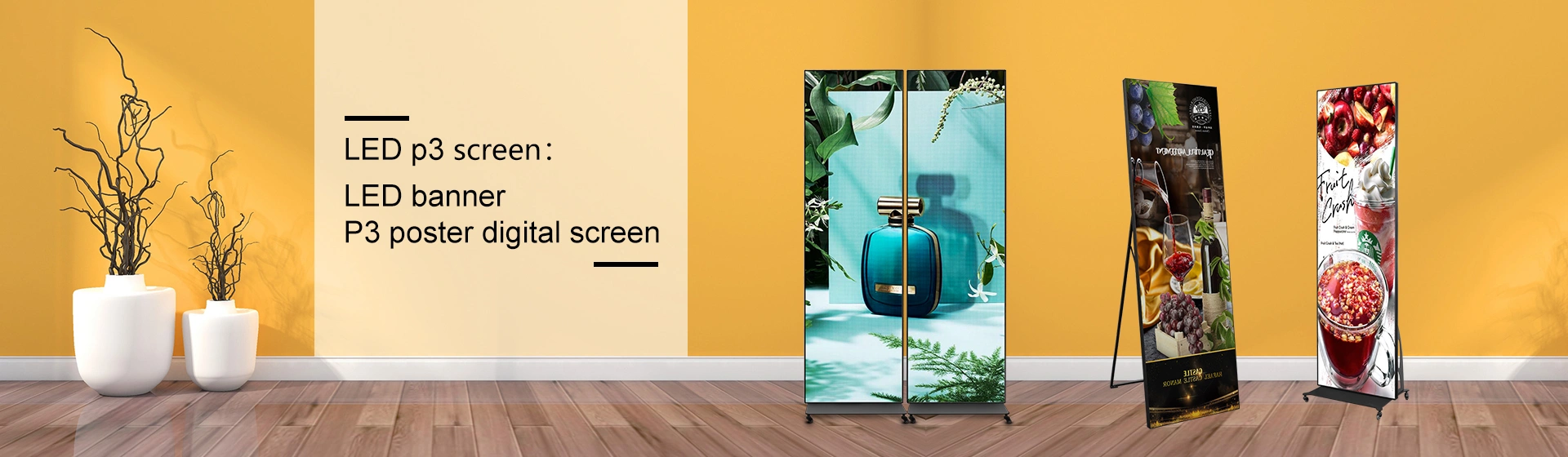 Équipement d'affichage publicitaire, signalisation LCD, écran LED