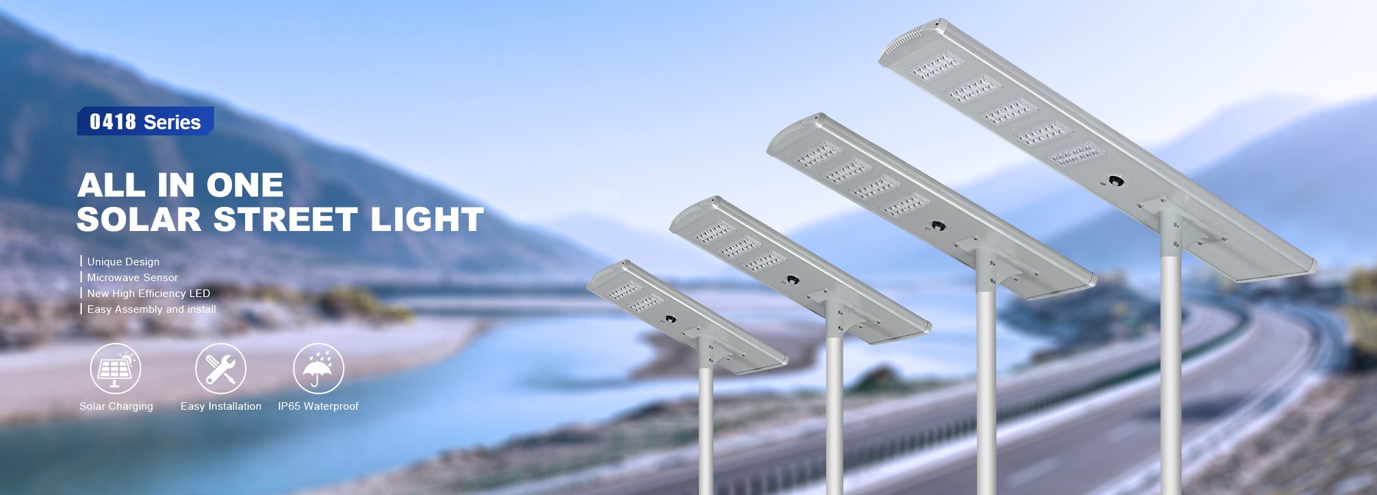 High Level Aluminum Solar Street Light