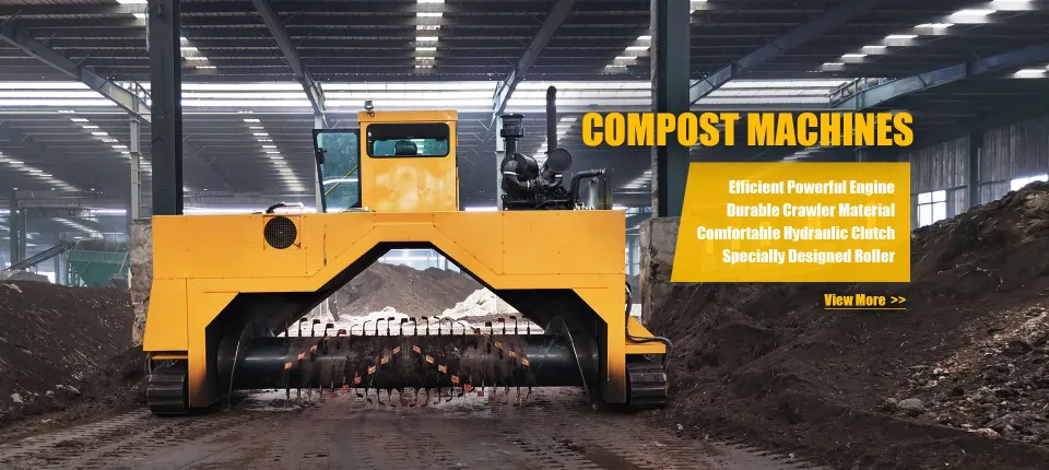 Retourneurs de compost autopropulsés