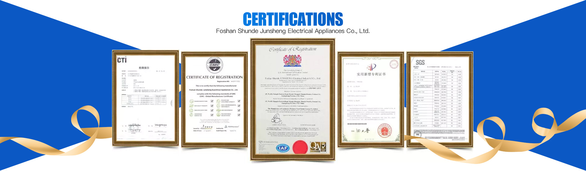 FOSHAN SHUNDE JUNSHENG ELECTRICAL APPLIANCES CO.,LTD.