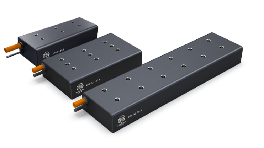 Nonmagnetic track linear motor