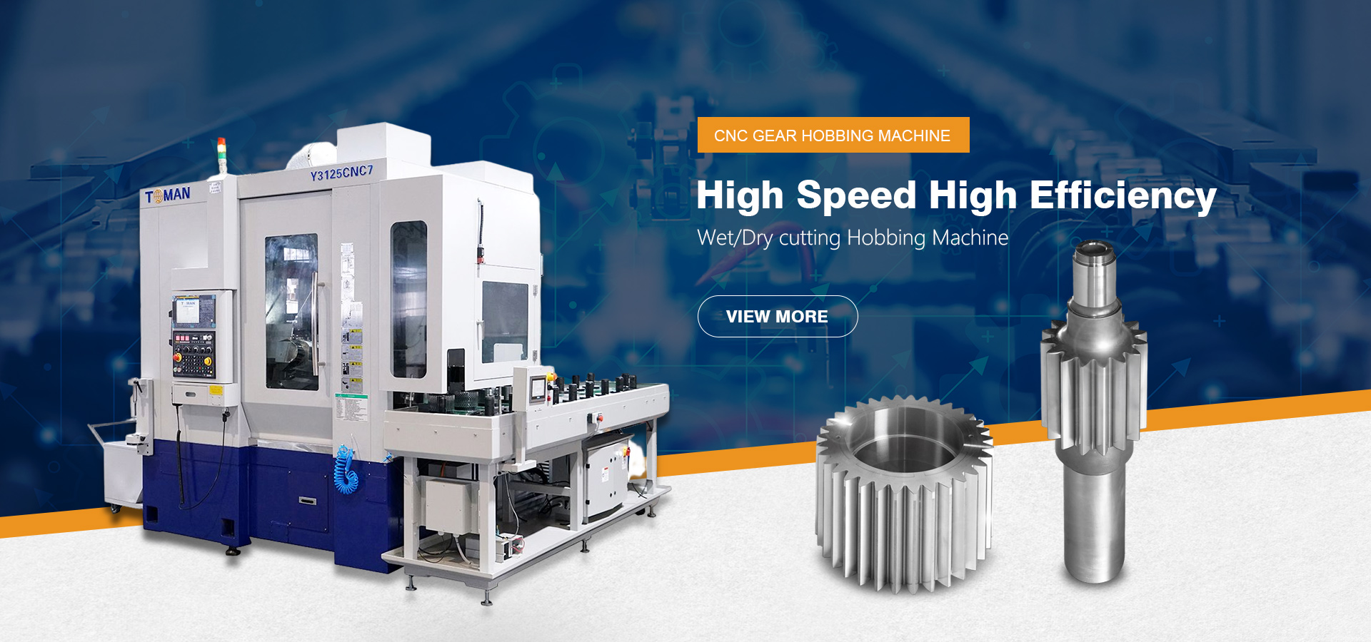 high speed high efficiency gear hobbing machines