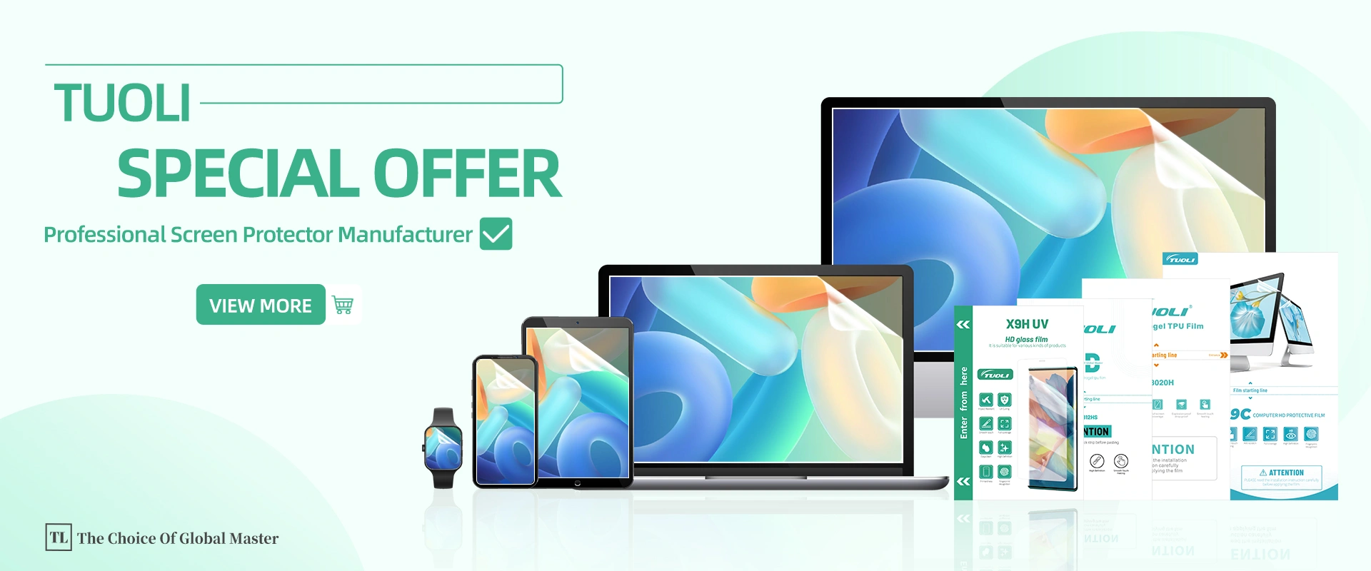 Custom LOGO Tpu Hydrogel Film Screen Protector