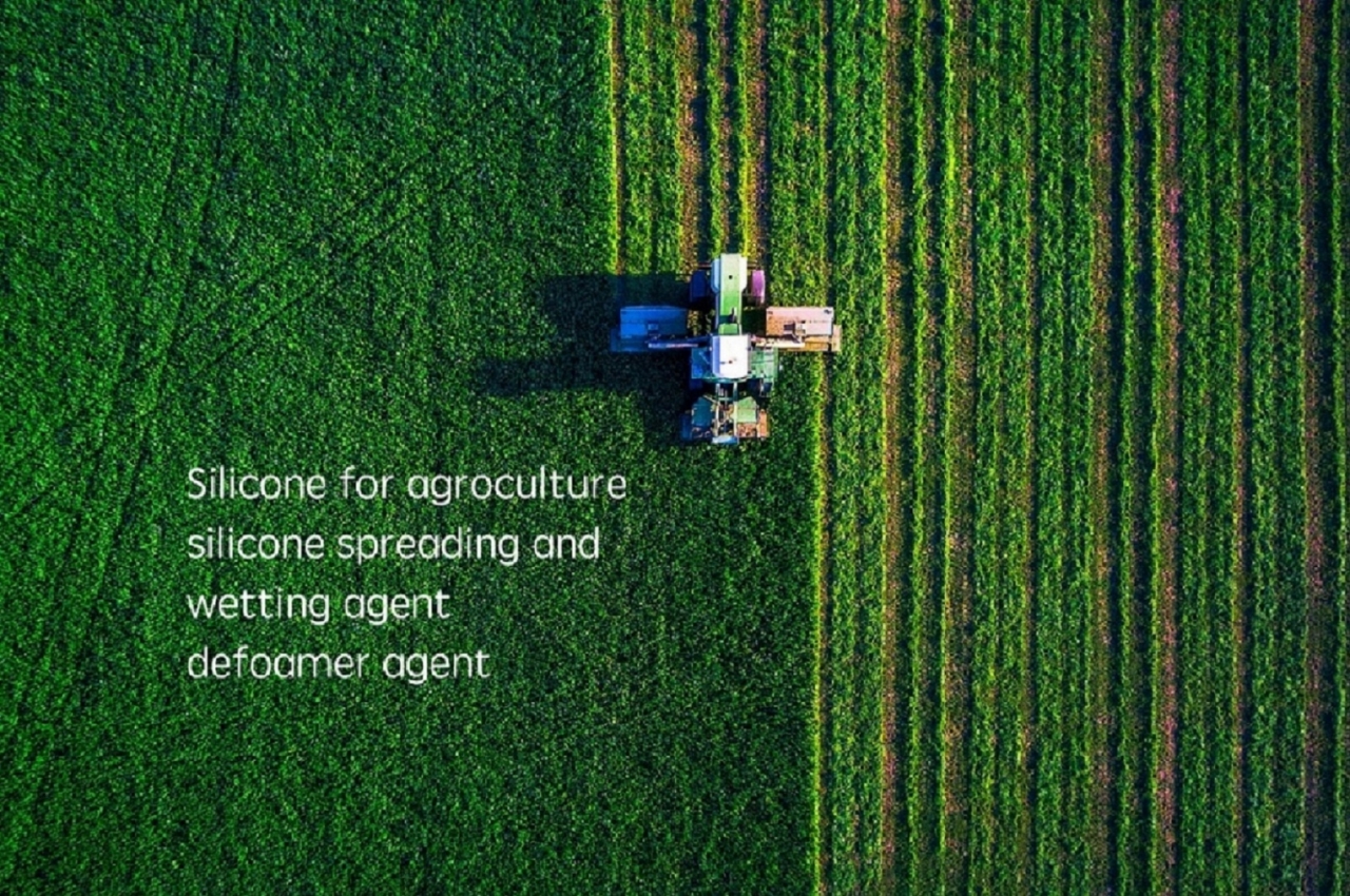 Polymer and silicone for agrochemicals