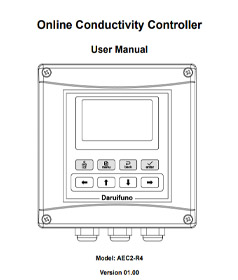 AEC2-R4 Online Conductivity Controller User Manual