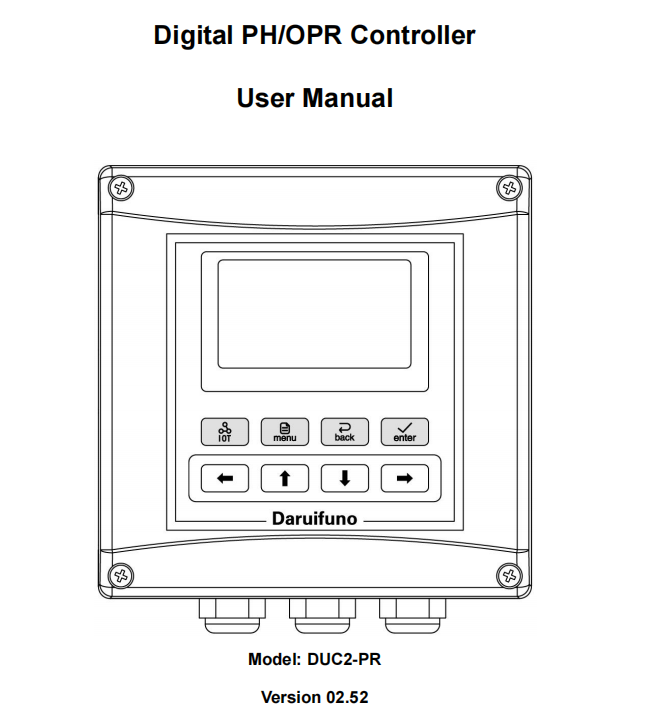 DUC2-PR PH ORP Controller User Manual