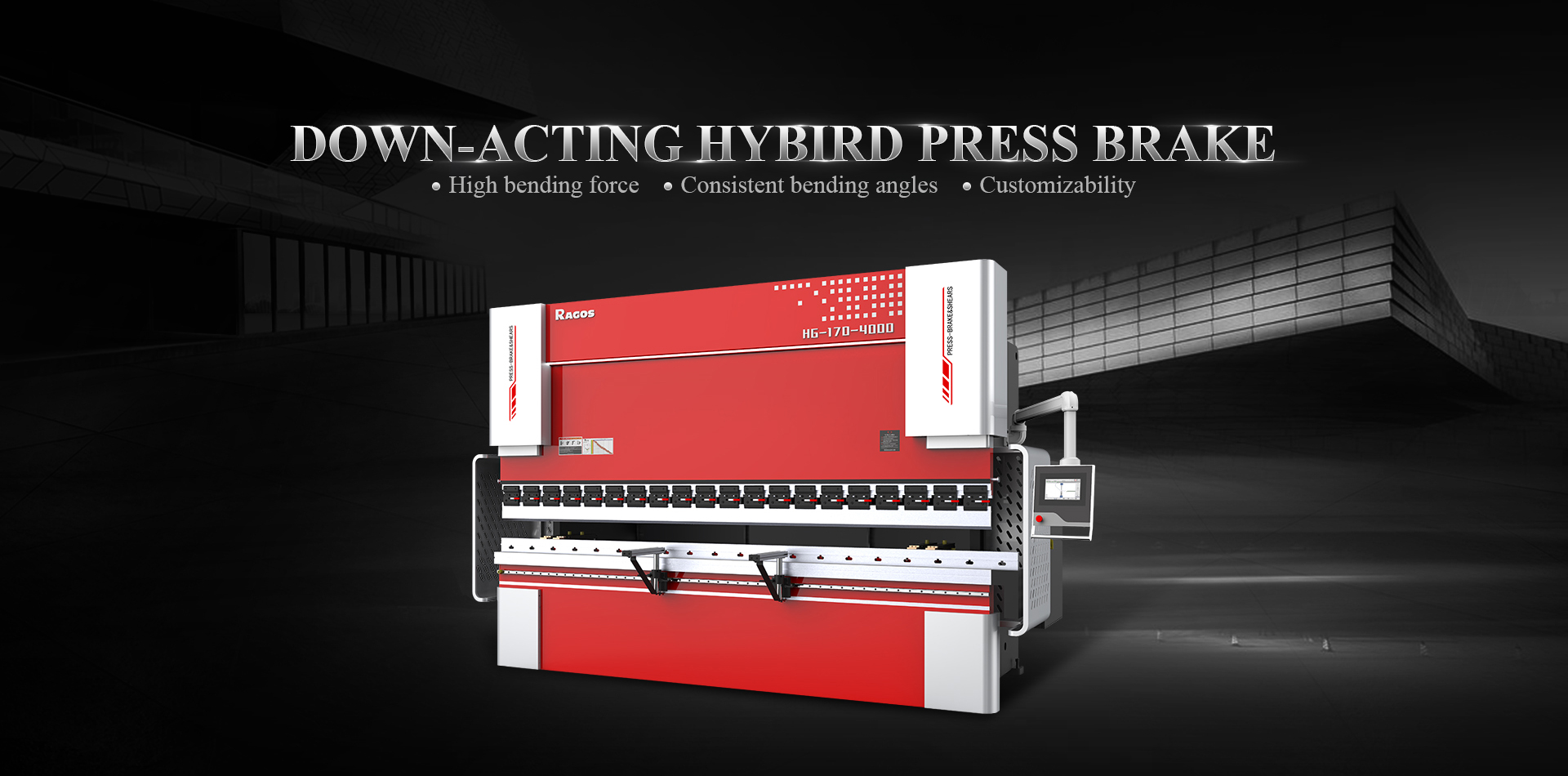 ragos down acting hyblrd press brake model