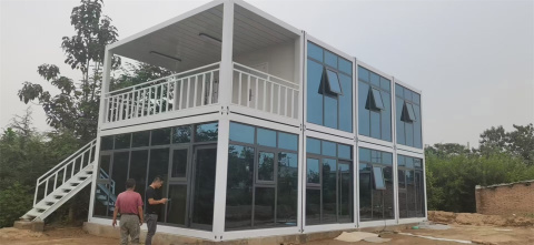 Flachpackungsbehälter Haus