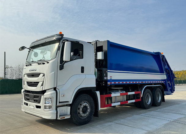 Truk sampah pemadat